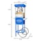 Great Northern Popcorn 6098 Great Northern Popcorn Blue Foundation Popcorn Popper Machine Cart, 8 Ounce 338034BHQ - alternate 3